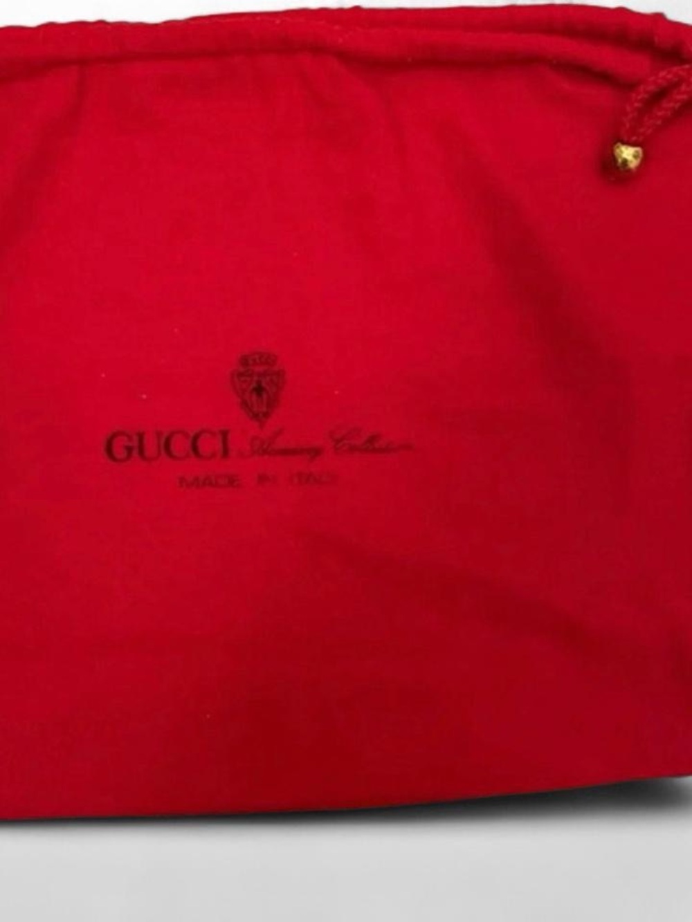 Gucci Authentic Vintage Red Dust Cover Bag